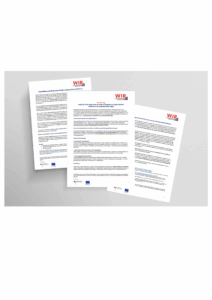 Foto der drei Papers auf einem kleinen Stapel