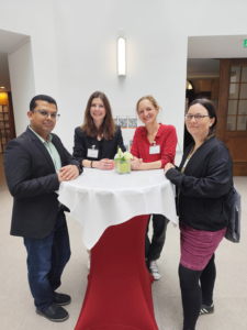 Erfan Ghafari, Christiane Welker, Christiane Götze und Juliane Kemnitz im BMAS