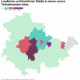 Karte von Thüringen, eingefärbt sind die Landkreise in denen unsere Teilnehmenden leben